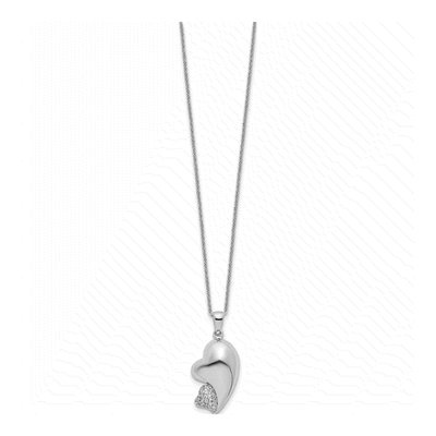 Sterling Silver CZ 'beloved Friend' Necklace – view 2