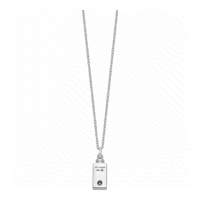 Sterling Silver Cross Ash Holder Pendant Necklace – view 3