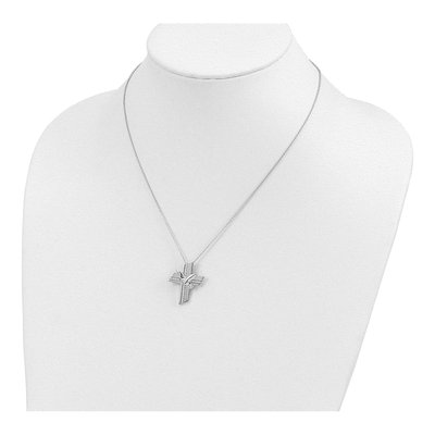 Sterling Silver CZ Confirmation Pendant Necklace – view 5