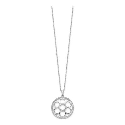 Sterling Silver CZ 'my Special Friend' Pendant Necklace – view 2