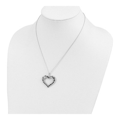 Sterling Silver Antiqued Animal Lover Pendant Necklace – view 5