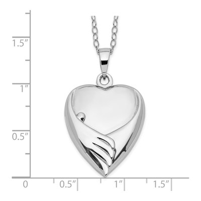 Sterling Silver Ash Holder Pendant Necklace – view 4