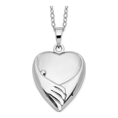 Sterling Silver Ash Holder Pendant Necklace