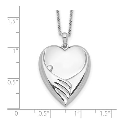 Sterling Silver 'forever My Baby' Pendant Necklace – view 3