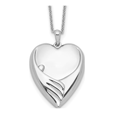 Sterling Silver 'forever My Baby' Pendant Necklace