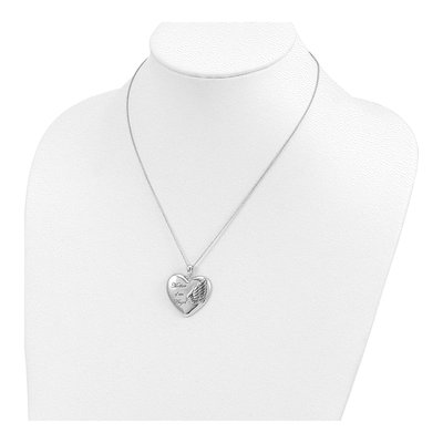 Sterling Silver Mother of an Angel Pendant Necklace – view 5