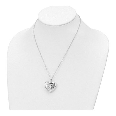 Sterling Silver Heart Ash Holder Pendant Necklace – view 6