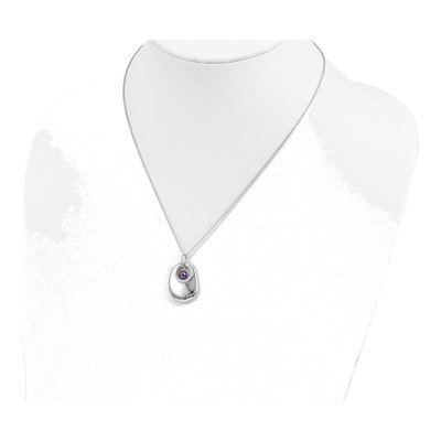 Sterling Silver CZ 'for You Grandma' Pendant Necklace – view 5