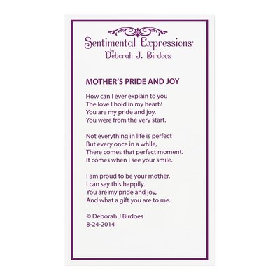 Sterling Silver Mother's Pride Joy Pendant Necklace – view 6