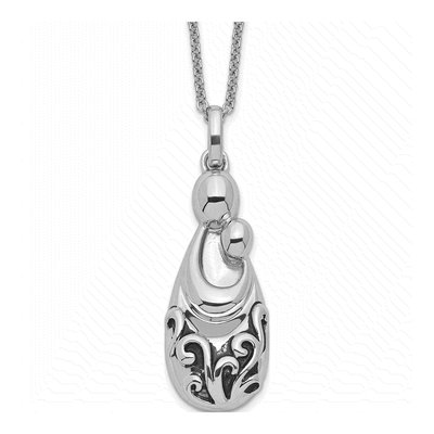 Sterling Silver Mother's Pride Joy Pendant Necklace