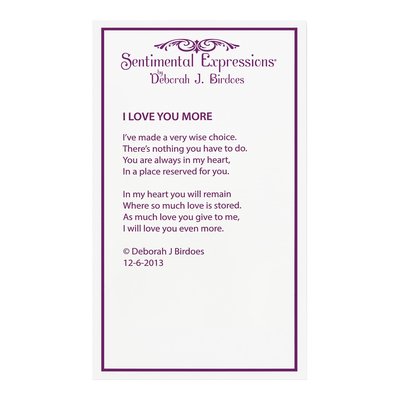 Gold-Plated Sterling Silver CZ I Love You More Pendant Necklace – view 7