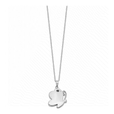 Sterling Silver Butterfly Ash Holder Pendant Necklace – view 3