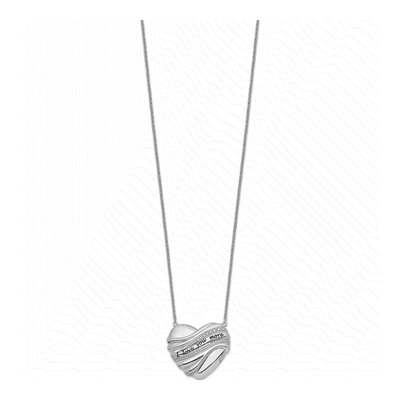Sterling Silver I Love You More Pendant Necklace – view 2