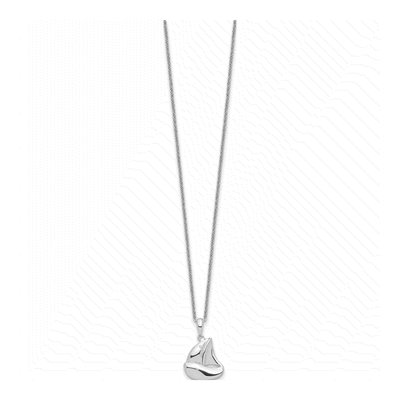 Sterling Silver CZ 'explore Your World' Necklace – view 2
