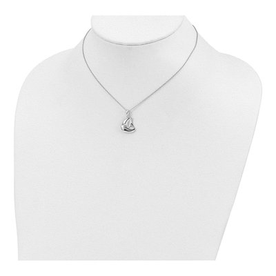 Sterling Silver CZ 'explore Your World' Necklace – view 5