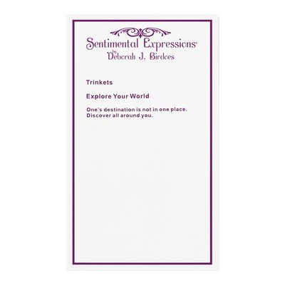 Sterling Silver CZ 'explore Your World' Necklace – view 6