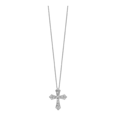 Sterling Silver CZ 'i Still Believe' Necklace – view 2