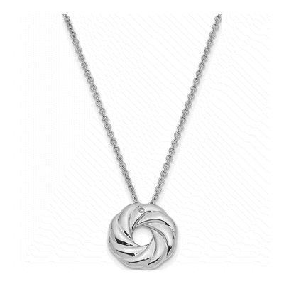 Sterling Silver CZ Girls' Necklace
