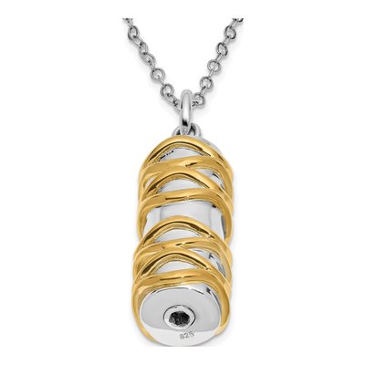 Sterling Silver Cylinder Ash Holder Pendant Necklace – view 4
