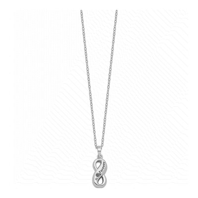 Sterling Silver Infinite Love Heart Ash Holder Pendant Necklace – view 3