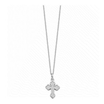 Sterling Silver Cross Ash Holder Necklace, 18 In – view 2