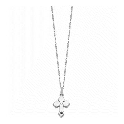 Sterling Silver Cross Ash Holder Necklace, 18 In – view 4