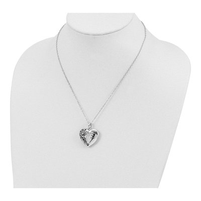 Sterling Silver Pet Ash Holder Pendant Necklace – view 6