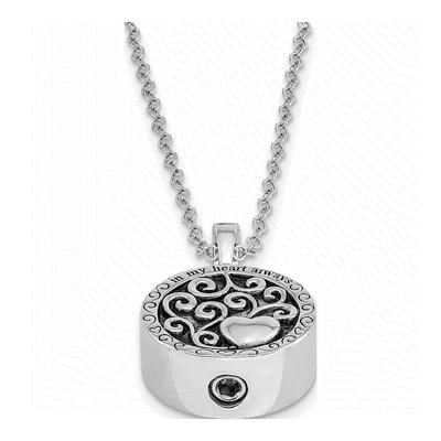 Sterling Silver Ash Holder Pendant Necklace – view 5
