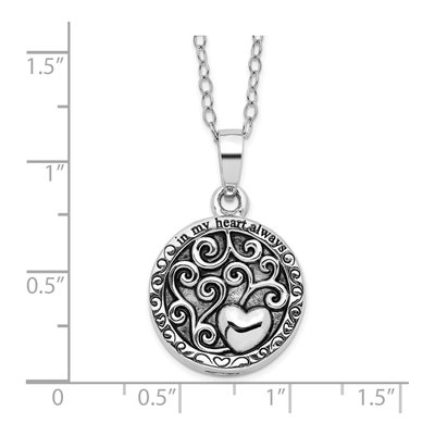 Sterling Silver Ash Holder Pendant Necklace – view 7