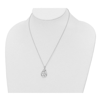 Sterling Silver 'mom Baby' Pendant Necklace – view 4