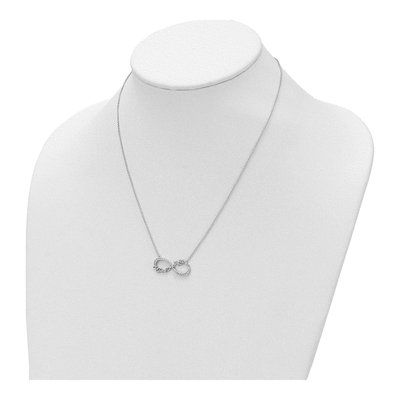 Sterling Silver CZ My Daughter Friend Necklace – view 4