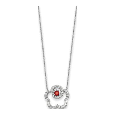 Sterling Silver CZ 'my Sweet Daughter' Necklace – view 2