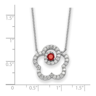 Sterling Silver CZ 'my Sweet Daughter' Necklace – view 3