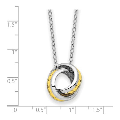 Gold-Plated Sterling Silver Always Together Pendant Necklace – view 3