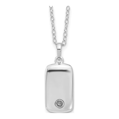 Sterling Silver Father of an Angel Ash Holder Pendant Necklace – view 3