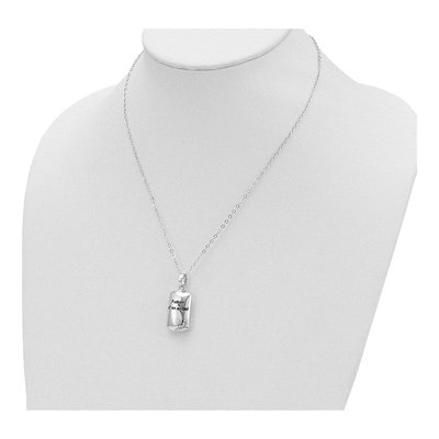 Sterling Silver Father of an Angel Ash Holder Pendant Necklace – view 5
