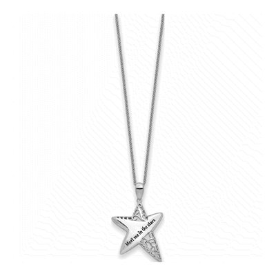 Sterling Silver 'meet Me Stars' Pendant Necklace – view 2