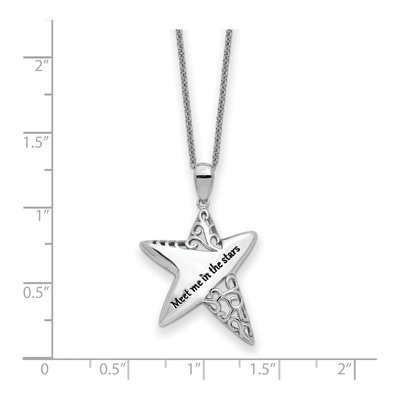 Sterling Silver 'meet Me Stars' Pendant Necklace – view 3