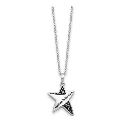 Sterling Silver Ash Holder Pendant Necklace – view 2
