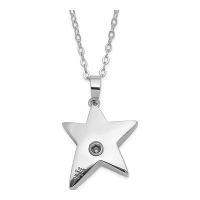 Sterling Silver Ash Holder Pendant Necklace – view 3