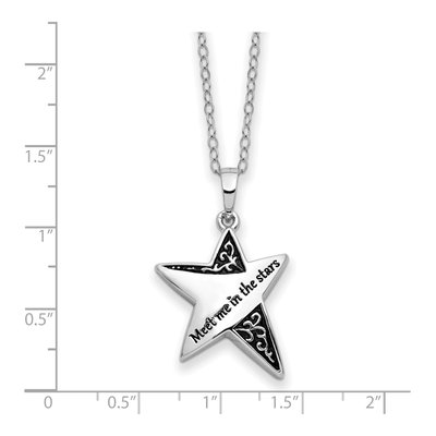 Sterling Silver Ash Holder Pendant Necklace – view 4
