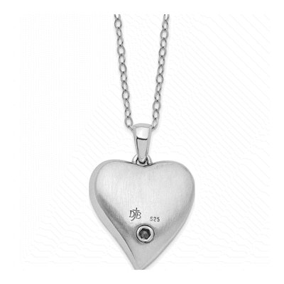 Sterling Silver CZ Angel Wings Ash Holder Pendant Necklace – view 3