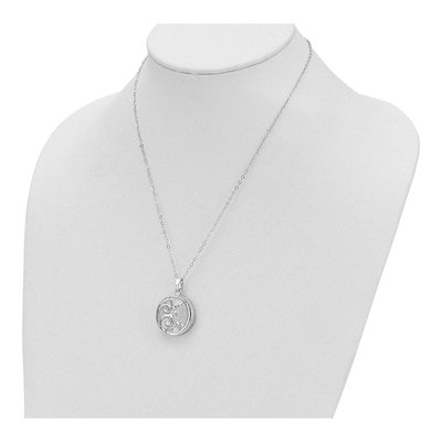 Sterling Silver Ash Holder Pendant Necklace – view 3