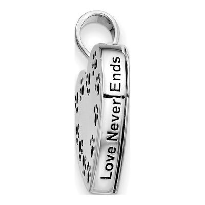 Sterling Silver Pet Ash Holder Pendant Necklace – view 5