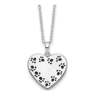 Sterling Silver Pet Ash Holder Pendant Necklace