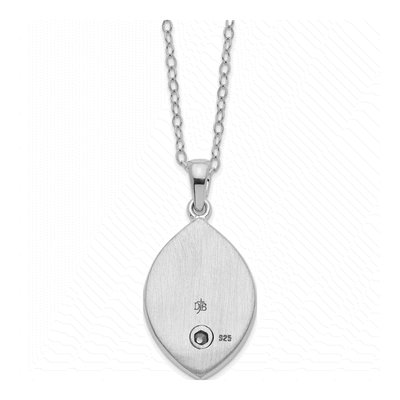 Sterling Silver Heart Egg Ash Holder Pendant Necklace – view 3