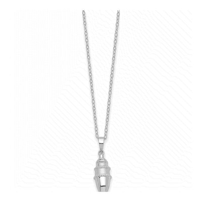 Sterling Silver Ash Holder Pendant Necklace – view 2