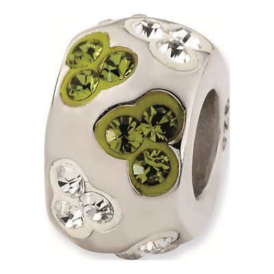 Sterling Silver Crystal Bead