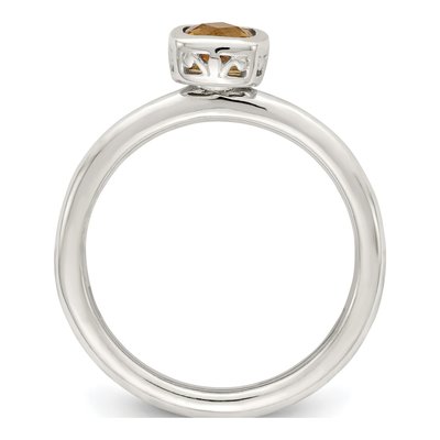 Sterling Silver & 14K Gold Citrine Ring – view 3