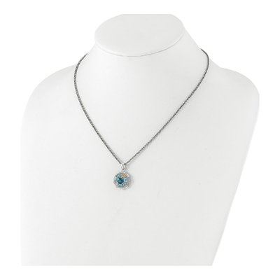 Multi-Topaz Two-Tone 18" Necklace – view 4